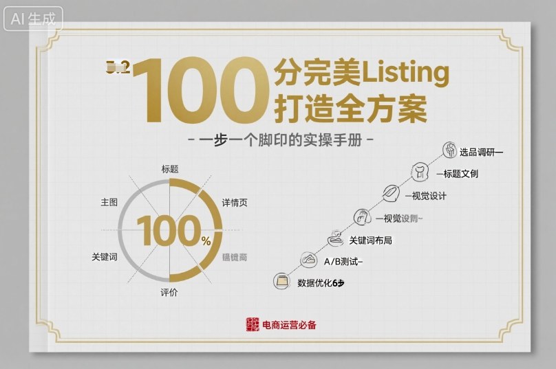 100分完美Listing打造全方案，想要完美listing必须是需要一步一个脚印的-heixxmi