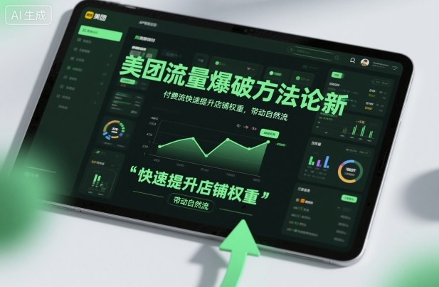 美团流量爆破方法论，付费流快速提升店铺权重，带动自然流-heixxmi