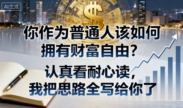 付费文章：你作为普通人该如何拥有财富自由？认真看耐心读，我把思路全写给你了-heixxmi