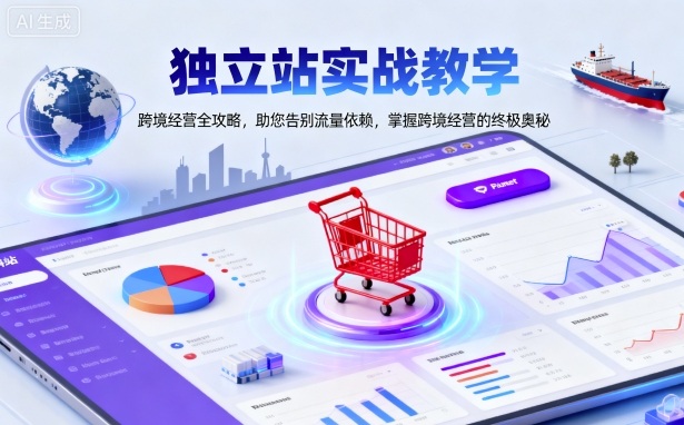 独立站实战教学，跨境经营全攻略，助您告别流量依赖，掌握跨境经营的终极奥-heixxmi