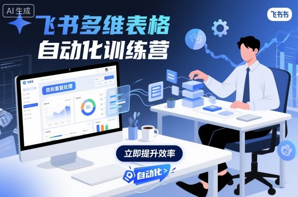 飞书多维表格自动化训练营，手把手教你告别重复处理，用多维表格开启高效办公新模式-heixxmi