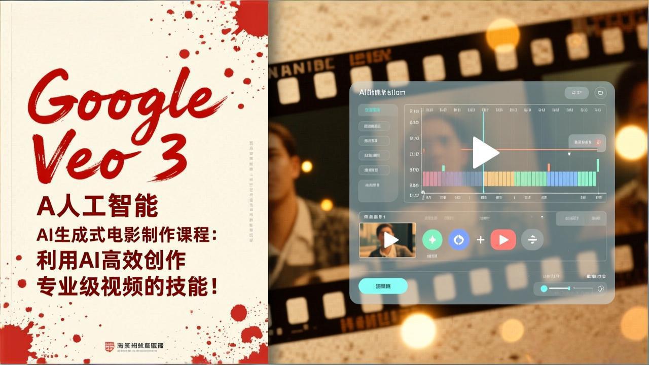 Google Veo 3人工智能AI生成式电影制作课程：利用AI高效创作专业级视频的技能！-heixxmi