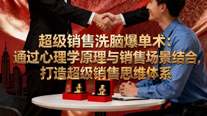 超级销售洗脑爆单术：通过心理学原理与销售场景结合,打造超级销售思维体系-heixxmi