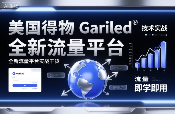 美国得物Gariled技术实战，全新流量平台​实战干货，即学即用-heixxmi