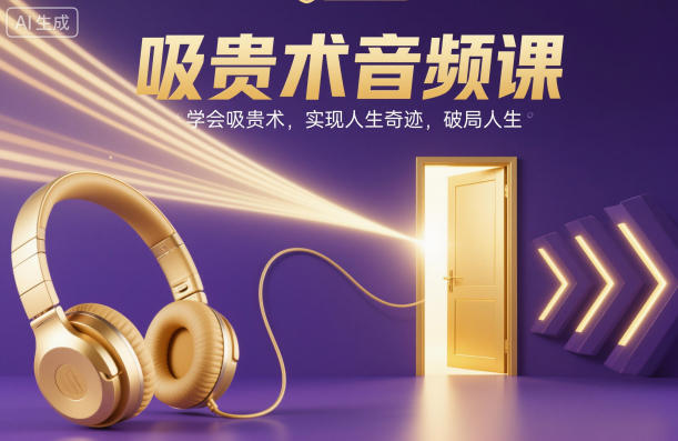 吸贵术音频课，学会吸贵术，实现人生奇迹，破局人生-heixxmi