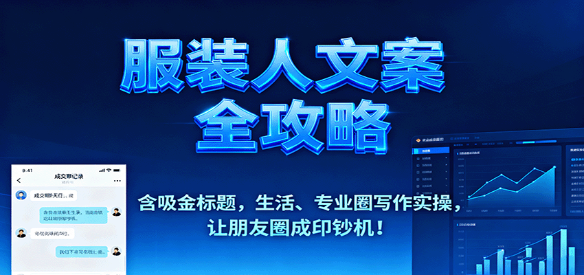 服装人文案全攻略，含吸金标题，生活、专业圈写作实操，让朋友圈成印钞机！-heixxmi