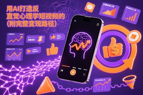 用AI打造“反直觉”心理学短视频的流量密码(附完整变现路径)-heixxmi