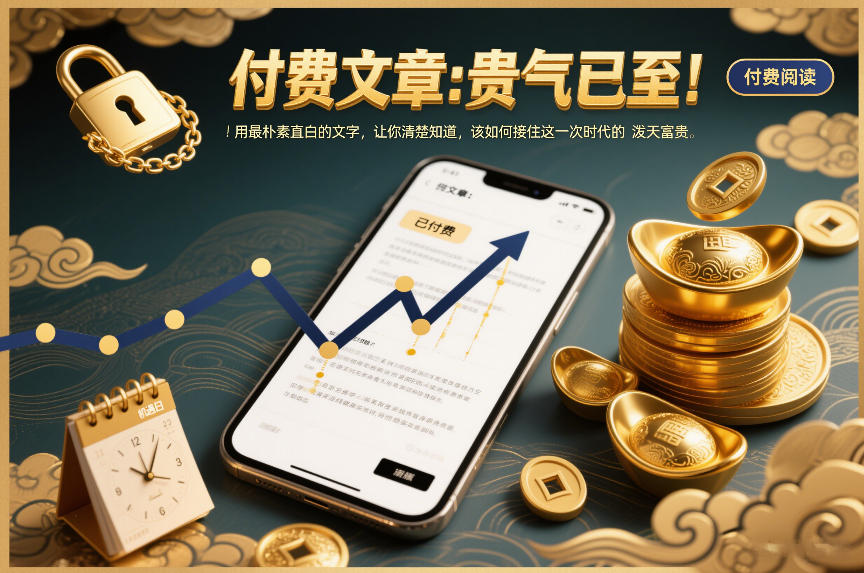 付费文章：贵气已至！用最朴素直白的文字，让你清楚知道，该如何接住这一次时代的泼天富贵-heixxmi