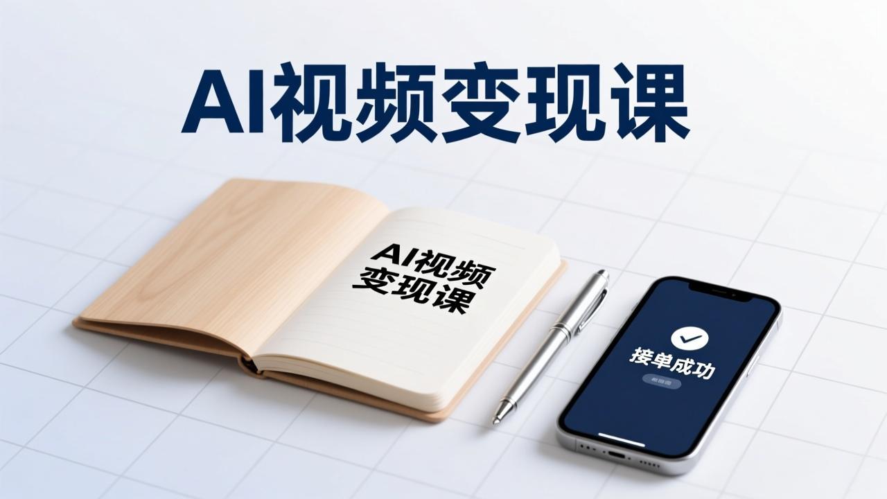 AI视频变现课，学完即可创作短片、接商单，实现副业增收，单项目报价可达千元-heixxmi
