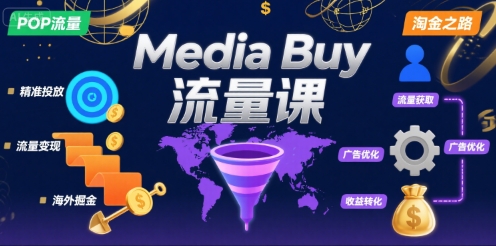 Media Buy之POP流量课，带你开启海外Media Buy淘金之路-heixxmi