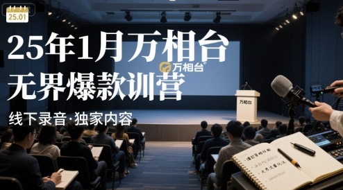 25年1月万相台无界爆款特训营线下录音-heixxmi