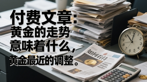 付费文章：黄金的走势意味着什么，如何看待黄金最近的调整-heixxmi