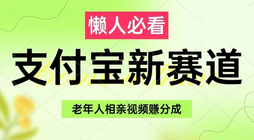 支付宝新赛道，利用老年人相亲视频，挣分成收益，轻松月入过W，操作简单-heixxmi