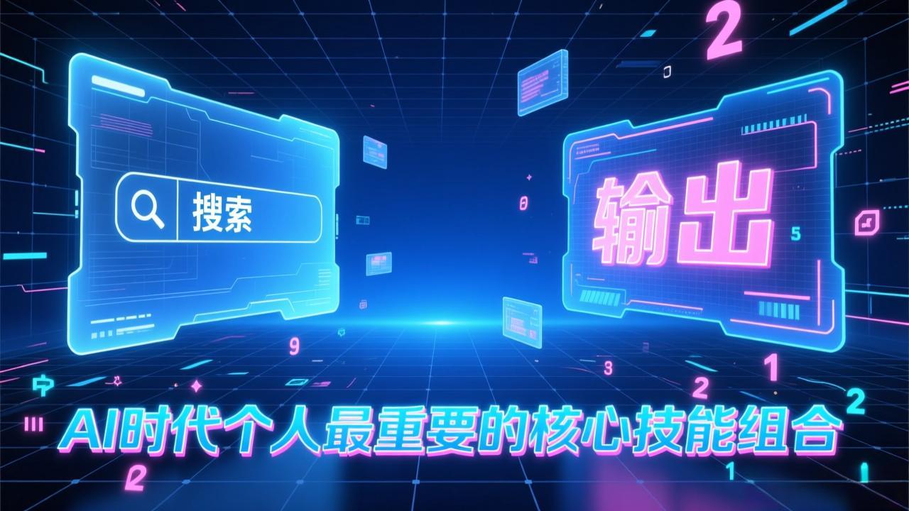 付费文章：AI时代个人最重要的核心技能组合：“输出能力”和“搜索能力”-heixxmi