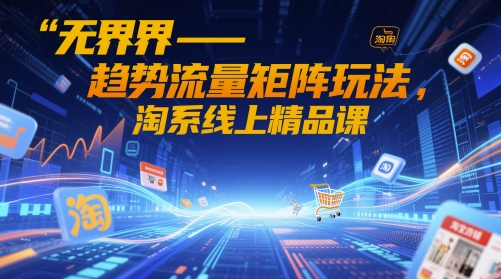 无界-趋势流量矩阵玩法，淘系线上精品课-heixxmi