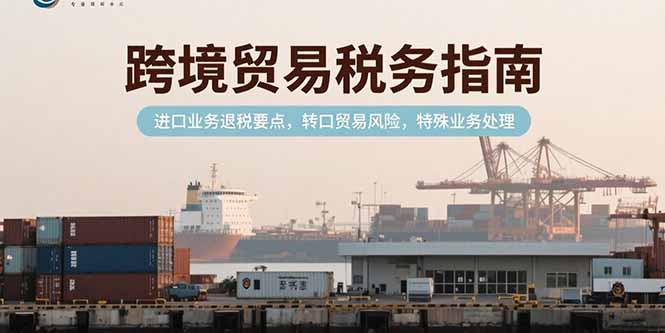 跨境贸易税务指南，进口业务退税要点，转口贸易风险，特殊业务处理-heixxmi