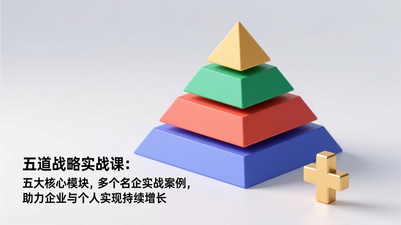 五道战略实战课：五大核心模块，多个名企实战案例，助力企业与个人实现持续增长-heixxmi