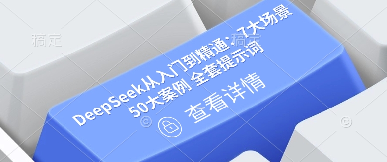 DeepSeek从入门到精通：7大场景 50大案例 全套提示词【文档】-heixxmi