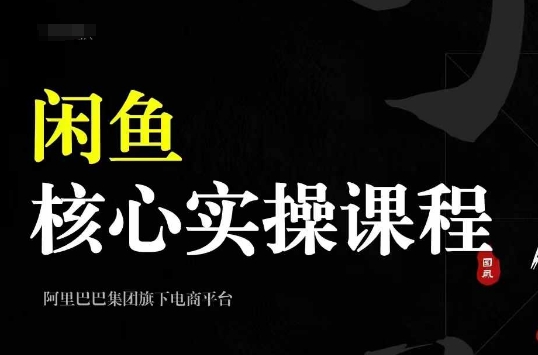 2024闲鱼核心实操课程，从养号、选品、发布、销售，教你做一个出单的闲鱼号-heixxmi
