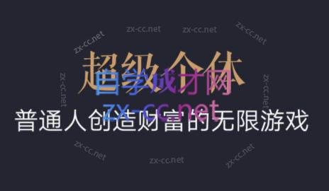 超级个体·普通人创造财富的无限游戏-heixxmi