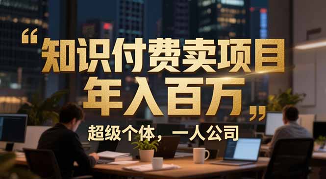 从0到年入百万：超级个体实战心得公开，个人IP×精准引流×成交系统全拆解-heixxmi