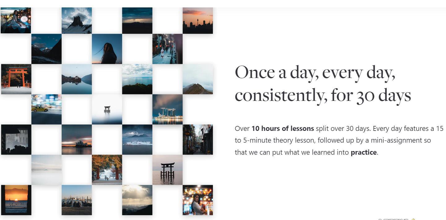 网红摄影师Pat Kay – 30天摄影基础知识加速器教程-30节课-中英字幕-heixxmi