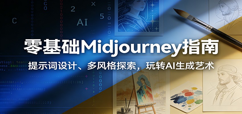 零基础Midjourney指南：提示词设计、多风格探索，玩转AI生成艺术-heixxmi