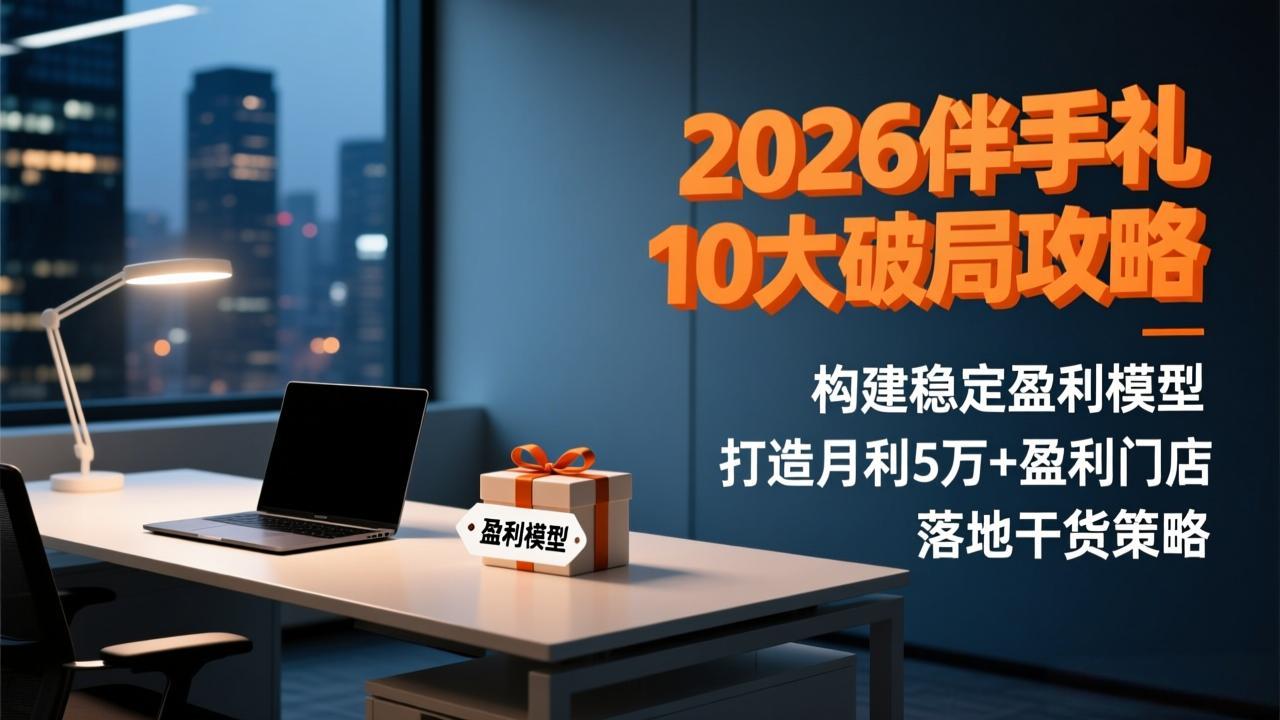 2026伴手礼10大破局攻略：构建稳定盈利模型，打造月利5万+盈利门店，落地干货策略-heixxmi