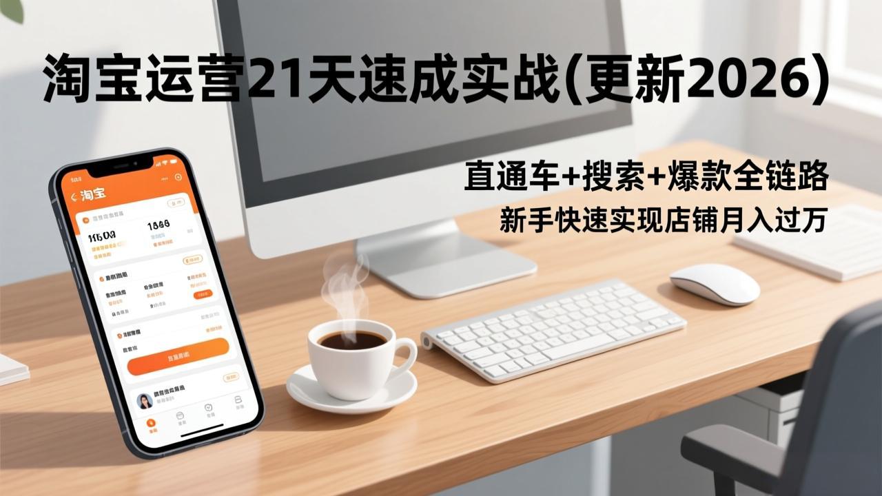 淘宝运营21天速成实战(更新2026-heixxmi