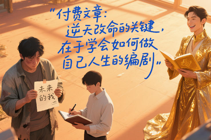 付费文章：逆天改命的关键，在于学会如何做自己人生的编剧-heixxmi