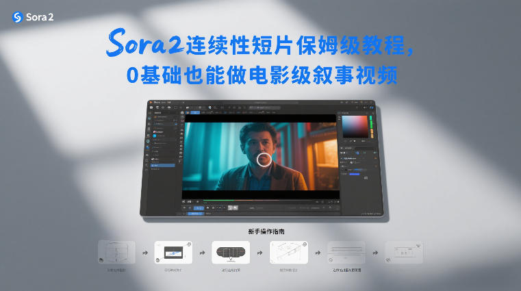 Sora2连续性短片保姆级教程，0基础也能做电影级叙事视频-heixxmi