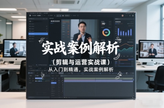 剪辑与运营实战课，从入门到精通，实战案例解析(更新2026)-heixxmi