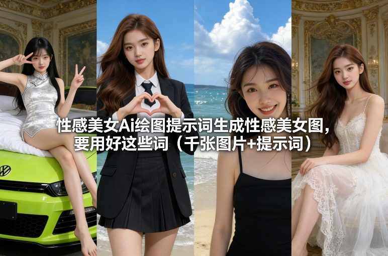 性感美女Ai绘图提示词生成性感美女图，要用好这些词(千张图片+提示词)-heixxmi