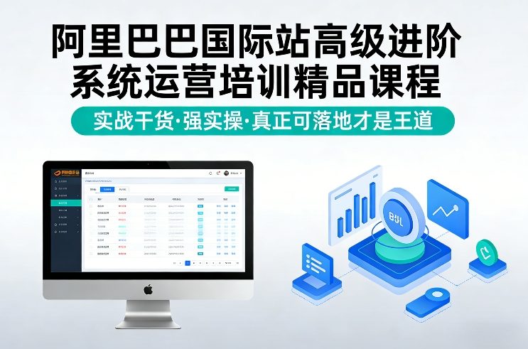 阿里巴巴国际站高级进阶系统运营培训精品课程，实战干货，强实操，真正可落地才是王道-heixxmi