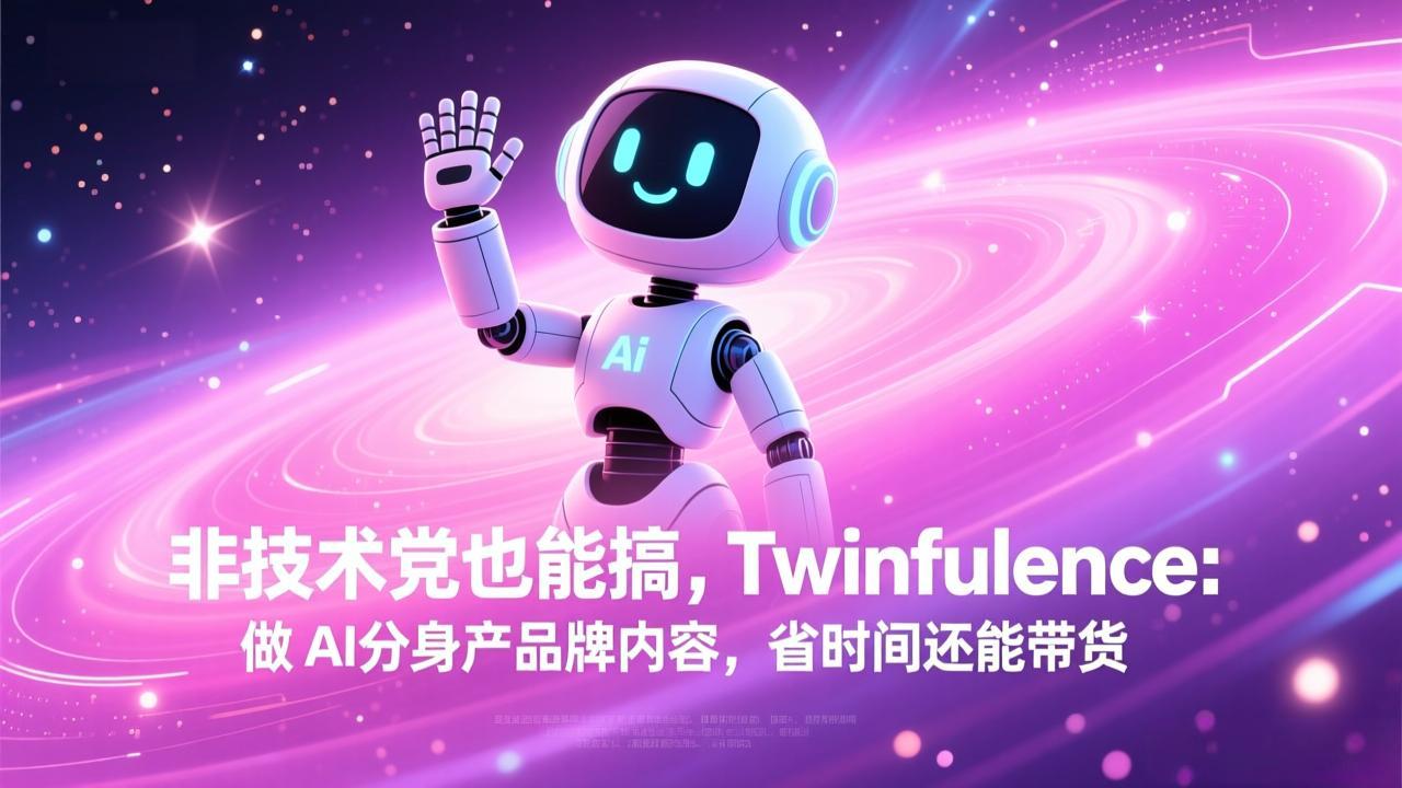 非技术党也能搞!Twinfluence:做 AI 分身产品牌内容,省时间还能带货-heixxmi