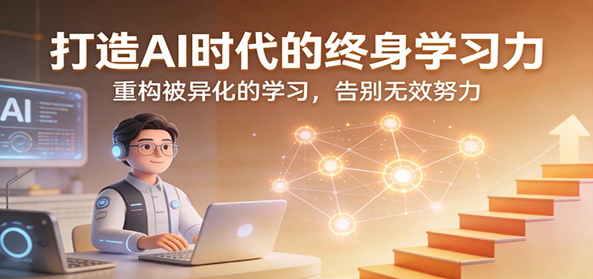 打造AI时代的终身学习力：重构被异化的学习，告别无效努力-heixxmi