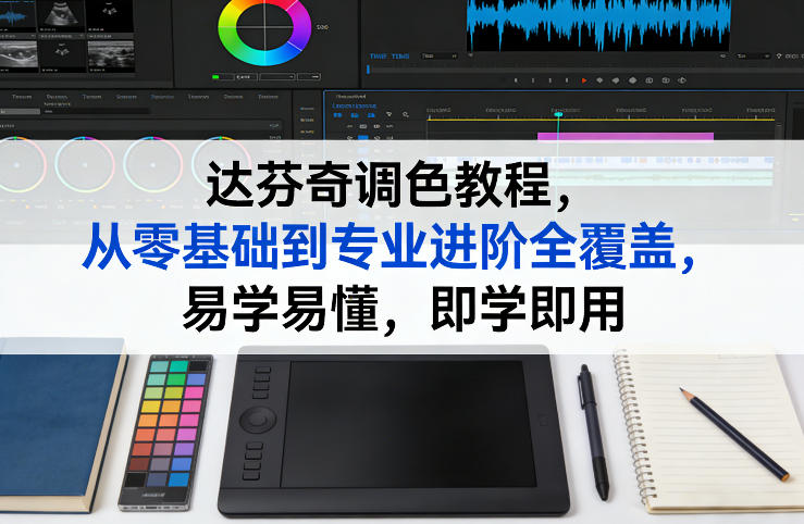 达芬奇调色教程，从零基础到专业进阶全覆盖，易学易懂，即学即用-heixxmi