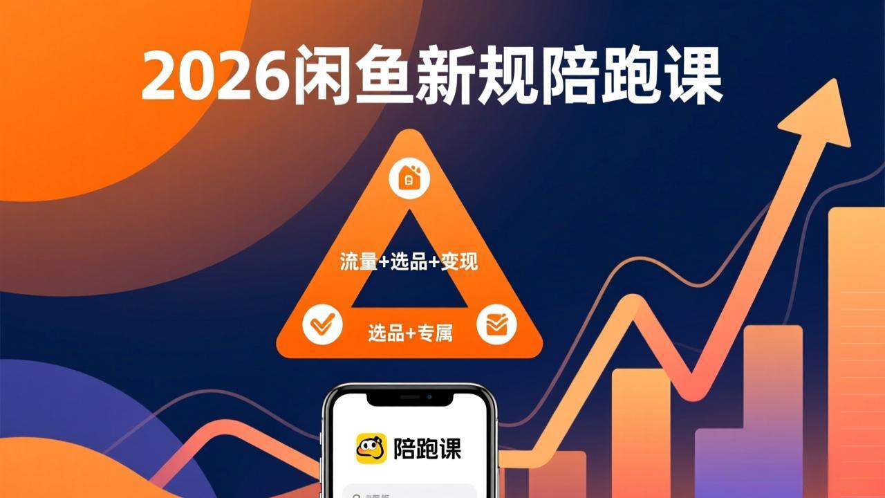 2026闲鱼高阶陪跑课全新上线，带你吃透新规玩转选品流量，从零搭建稳定变现盈利体系-heixxmi
