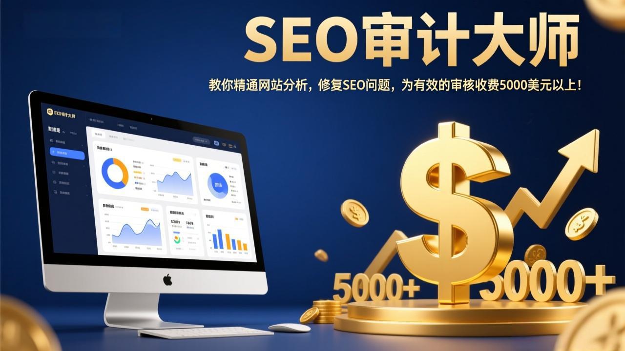 SEO审计大师：教你精通网站分析，修复SEO问题，为有效的审核收费5000美元以上！-heixxmi