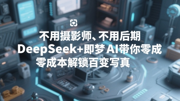不用摄影师、不用后期，DeepSeek+即梦AI带你零成本解锁百变写真！-heixxmi