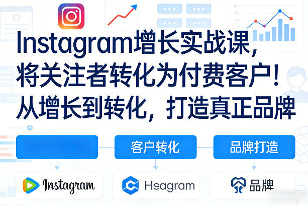 Instagram增长实战课，将关注者转化为付费客户！从增长到转化，打造真正品牌(双语字幕)-heixxmi