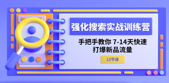 强化 搜索实战训练营，手把手教你 7-14天快速-打爆新品流量(13节课-heixxmi