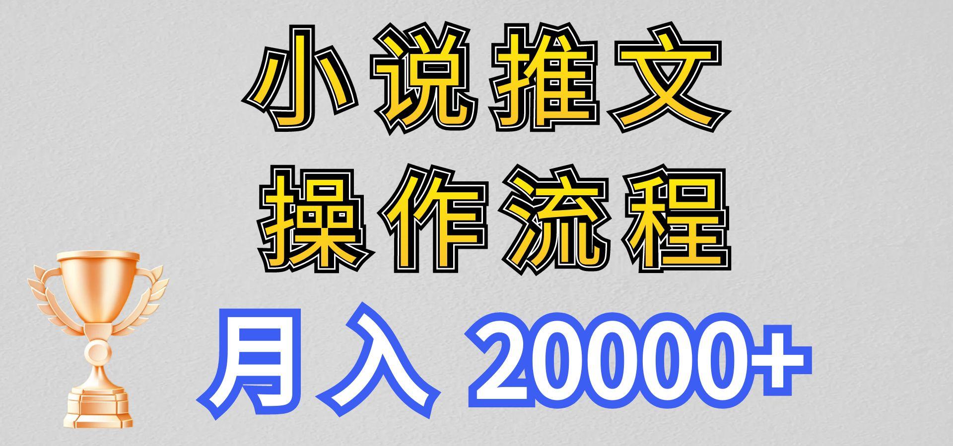小说推文项目新玩法操作全流程，月入20000+，门槛低非常适合新手-heixxmi