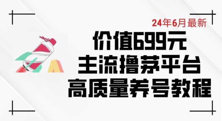 6月最新价值699的主流撸茅台平台精品养号下车攻略【揭秘】-heixxmi