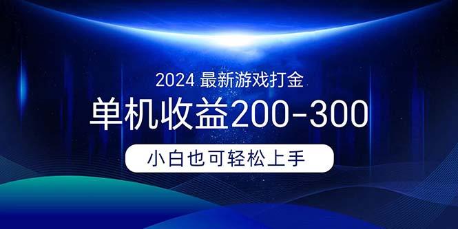 2024最新游戏打金单机收益200-300-heixxmi