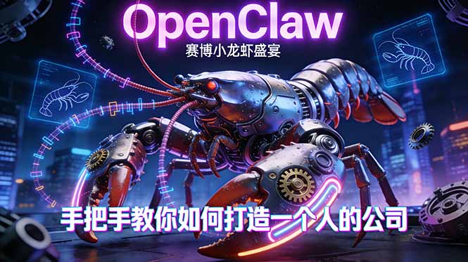 OpenClaw，小龙虾-从产品到爆款的成长之路，手把手教你如何打造一个人的公司-heixxmi