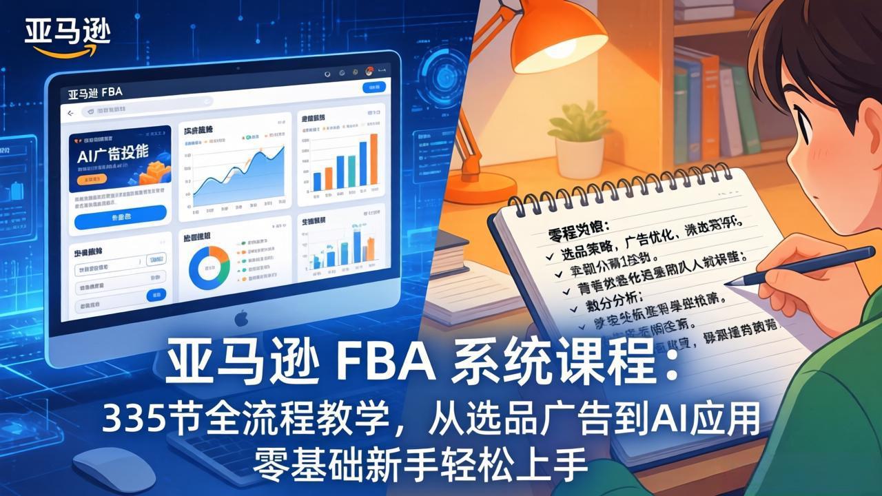 亚马逊 FBA 系统课程(更新26年3月-heixxmi