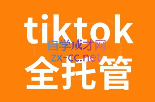 TikTok跨境电商全托管运营模式精品课-heixxmi