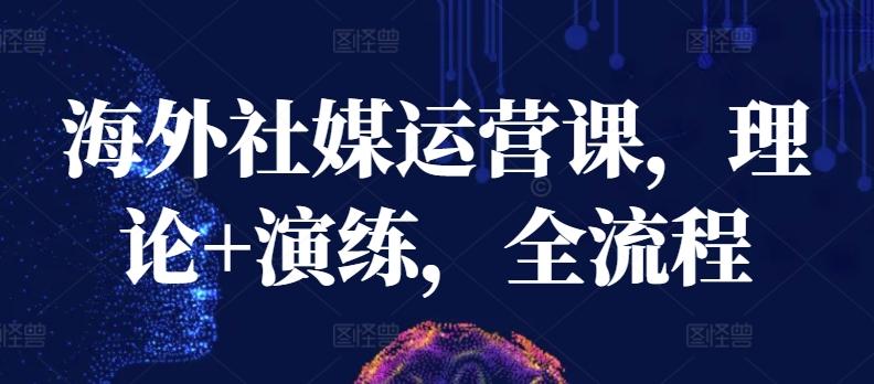 海外社媒运营课，理论+演练，全流程-heixxmi