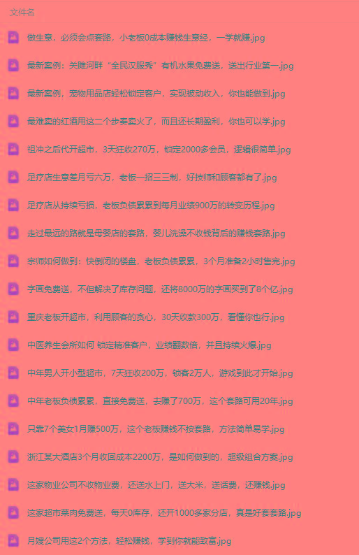 图片[3]-(9607期)真实有效391套商业模式，年入几十到几百万案例解析(电子书+视频+图文)-heixxmi